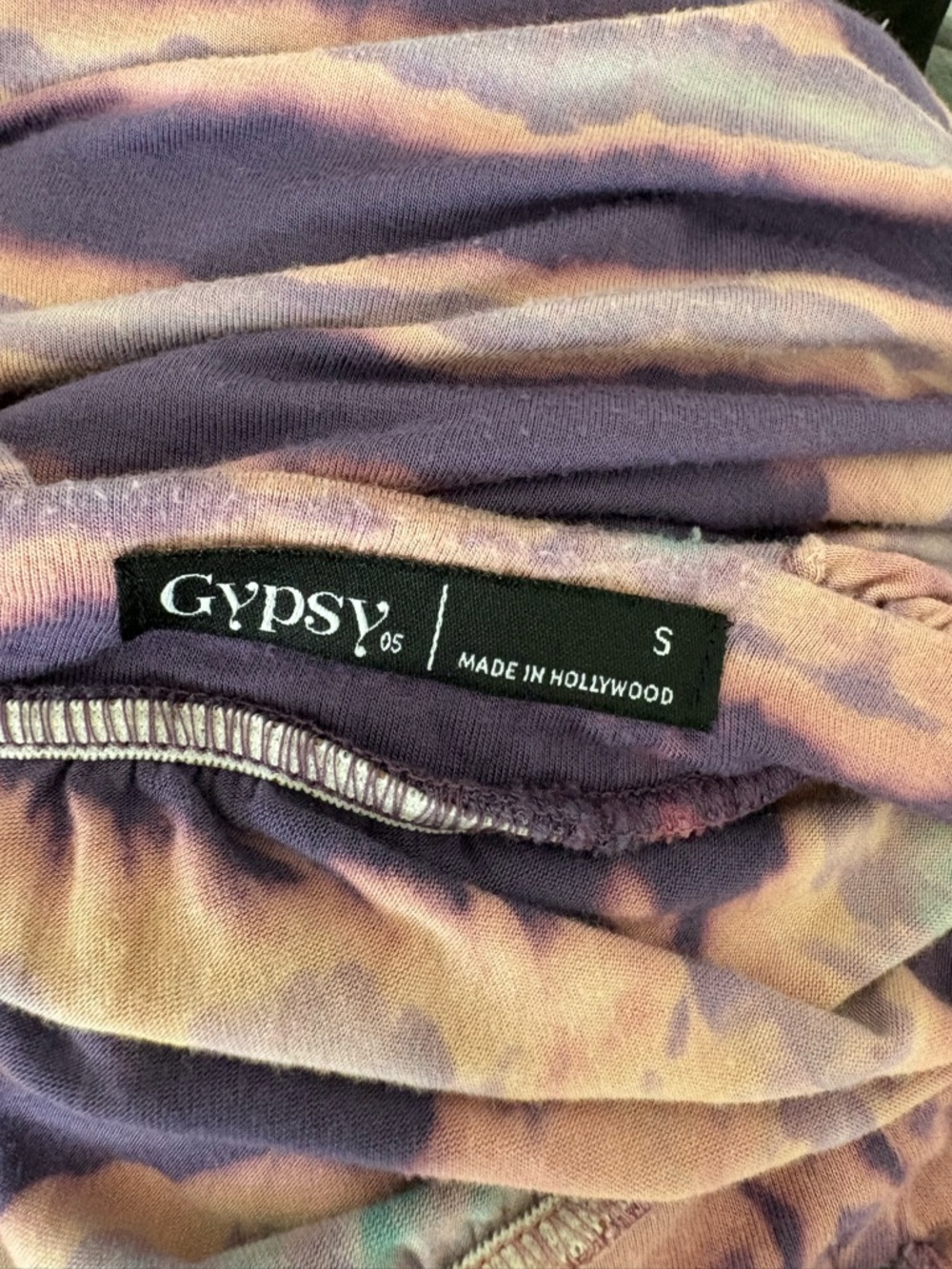 Gypsy 05 Pink and Teal Striped Tie-Waist Maxi Dress - Picture 5 of 5